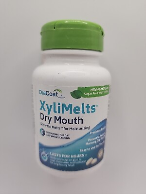 #ad #ad OraCoat XyliMelts for Dry Mouth Mild Mint Flavor 100 Melts Exp 09 26 $15.95