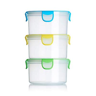 Snap Fresh 3 Pack of 1 Liter Salad Containers Airtight Seal BPA Free... $28.29