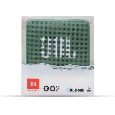 #ad JBLGO2 Wireless Speaker Portable Waterproof Dustproof Bluetooth Speaker Green $21.99