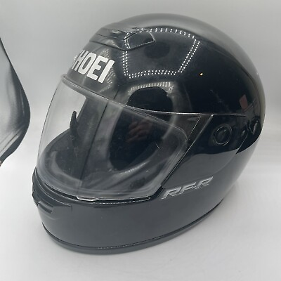 #ad #ad Shoei RF R L Elite Series Black Full Face Shield Motorcycle Helmet Small amp; Bag $39.99