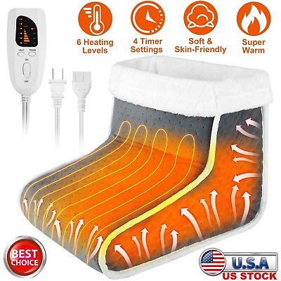 #ad Electric Foot Warmer Temperature Adjustable Winter Warm Washable Feet Warmer $35.25