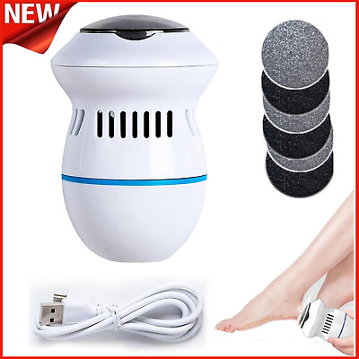 #ad Electric Foot GrinderVacuum Callus RemoverFoot Pedicure Tool6 Grinding Heads $14.99