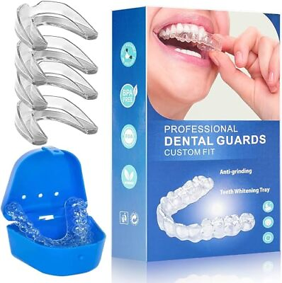 #ad Mouth Guards for Clenching Teeth at Night Mouth Guard for Grinding Teeth Re... $10.16