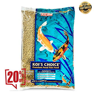 #ad 10 LBS FLOATING KOI FISH FOOD FAST FREE SHIPPING MADE IN USA SUPER SALE $25.14