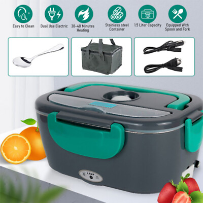 #ad 40W Fast Self Heating Lunch Box for Adults Safe Portable Food Warmer Lunch Box $38.29