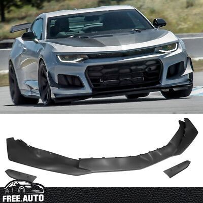 Replacement Front Lip only for 16 18 Chevy Camaro 1LE Style Front Bumper PP $154.99