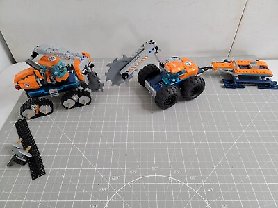 #ad #ad Lego City Artic Recovery Ice Cutters Lot of Two w Cargo Sled Off Road $48.99