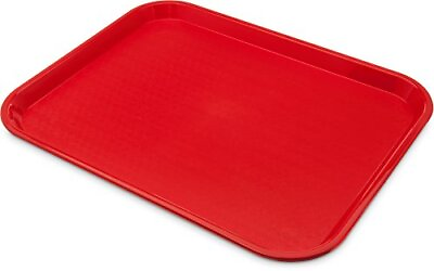 #ad #ad Carlisle FoodService Products Cafe Plastic Fast Food Tray 14quot; x 18quot; Red $7.45