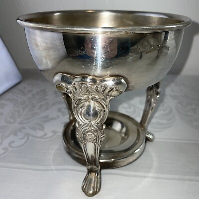 #ad Sheridan Silver Plated Chafing Warmer Stand $34.00