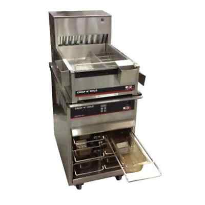 #ad Carter Hoffmann VCNH2W3S Vertical Crisp N Hold Hot Food Warmer Cabinet Used See $875.00