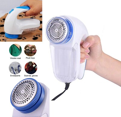 Electric Clothes Lint Pill Fluff Remover Fabrics Sweater Fuzz Shaver Household $8.95