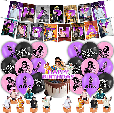 #ad Peso Pluma Party Decorations for FansRapper Singer Themed Party Decorations Inc $23.99