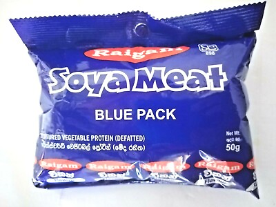 Raigam Soy Meat Chicken Flavored blue Mini pack Soya Protein Sri Lankan Product $5.89