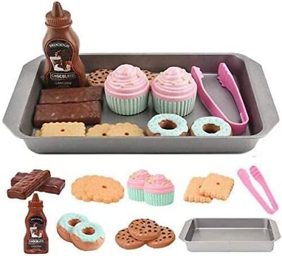 Cookie Play Food Set Play Food for Kids Kitchen Toy Food Accessories $16.91
