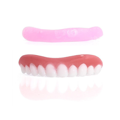 #ad Smile Comfort Fit Flex False Dentures Teeth Top Cosmetic Dental $9.23