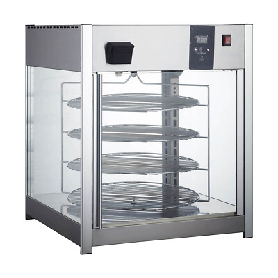 Adcraft HDRP 158 25quot; Countertop Rotating Pizza Display Warmer w 4 Shelves F... $1380.67