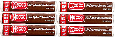 #ad #ad Wafers Original Chocolate Flavored Hard Candy Rolls Bundle of 6 Rolls 2.02Oz $15.79