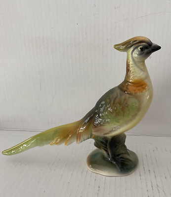Vtg. Stewart B Mc Culloch California Pottery Pheasant Bird Cabin Decor EUC $9.50