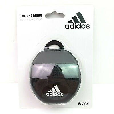 #ad Adidas The Chamber Black Storage Mouth Guard Case $9.94