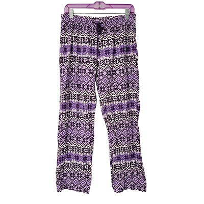 #ad #ad Purple Artic Trail trading Co. sleepwear lounge PJ pants Med. $9.99
