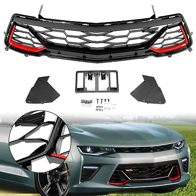 Fits Chevrolet Camaro SS 2016 2018 Front Lower Grille W SS Emblem 84095981 $172.00