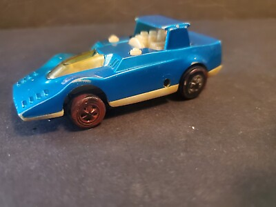 #ad Hot Wheels Redline 1970 Sizzlers Spoil Sport Blue Made In Mexico $15.99