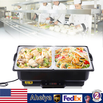 Electric Chafing Dish Aluminum Buffet Catering Server Chafer Food Warmer Tray 9L $165.00