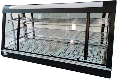 #ad 47in Commercial Food Warmer Showcase 110V Pizza Food Heating Display Cabinet New $994.40