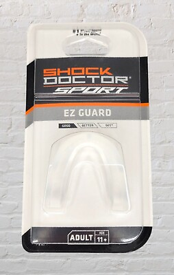 #ad Shock Doctor Sport EZ Guard ADULT Ages 11 Mouth Guard Mouthpiece $12.00