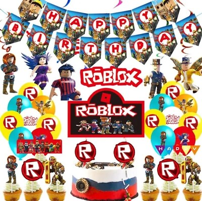 #ad Roblox Birthday Party Decor Set $39.99