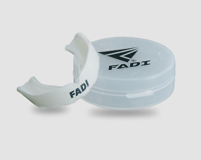 #ad FADI Sports Mouth Guard Teeth Protector Grinding Boxing MMA Shield Case $8.99