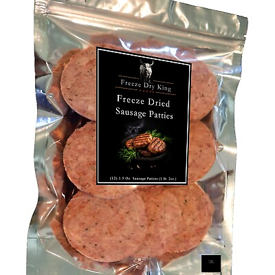 #ad Freeze Dried Meat Sausage Patties 12 Emergency Meat Food Survival Prepper $36.00