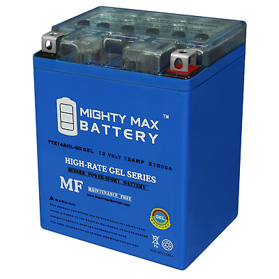 #ad Mighty Max YTX14AHL Gel Battery Replacement for Arctic Cat 300 ATV 4x4 98 05 $54.99