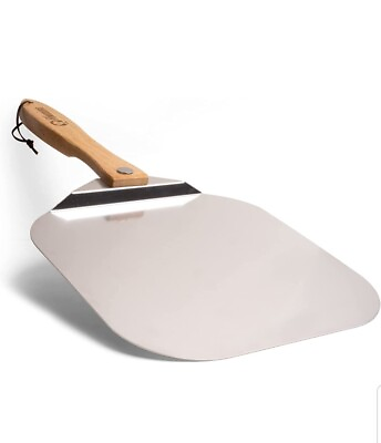 #ad Aluminum Pizza Peel 12 Inch x 14 Inch with 360° Folding Wood Handle Pizza $14.99