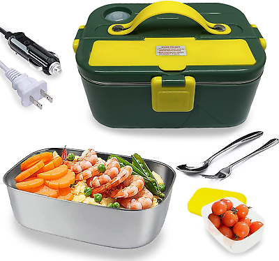 #ad Electric Lunch Box Fast 80W 1.8L Food Heater 3 In 1 Portable Food Warmer Lunch $26.24