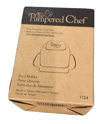 Pampered Chef Food Holder #1124 New In Box $9.99