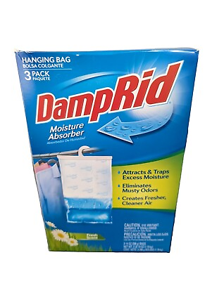 #ad DampRid Fresh Scent Hanging Moisture Absorber 3 Pack14 Oz 3 Pack $26.00