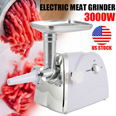 3000W Powerful Kitchen Food Electric Meat Grinder Sausage Maker Mincer Stuffer $56.99