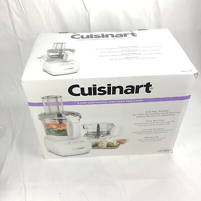 #ad #ad Cuisinart Food Processor FP 9CF 9 Cup Continuous Feed Core White 350 Watts $99.99