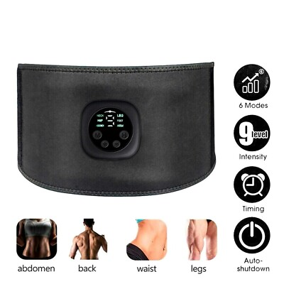 Waist Massager Belt USB Electric Vibration Body Slimming Weight Loss Fat Burning $19.17