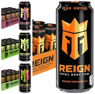 #ad #ad REIGN Total Body Fuel Monster Energy Drink 16 oz Cans 12 Pack CHOOSE FLAVOR $22.65