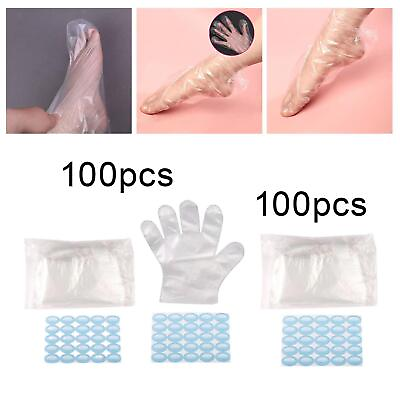 #ad Disposable Warmer Mitts Gloves Booties Moisturizing Work Gloves Manicure Supply $7.44
