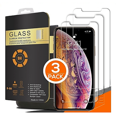 3X Tempered Glass Screen Protector For iPhone 15 14 13 12 11 Pro Max X XS XR 8 7 $5.99