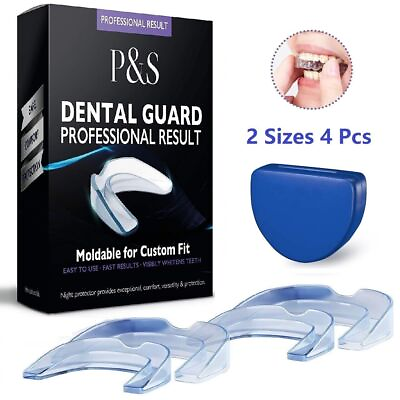 #ad Professional Dental Mouth Guard Medical Grade 4PCS for Teeth Grind Sleep Sport $11.59