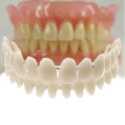 #ad 28pcs set Resin Teeth Denture Manufactured Artificial Preformed Dentit LU $6.55