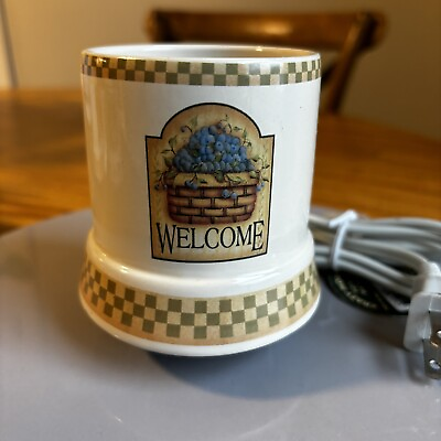 #ad Crazy Mountain “WELCOME” Electric Warmer For Small Jar Candles And Votives $22.99