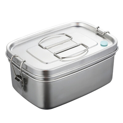 #ad Stainless Steel Lunch Box Containers for Food Hot Simple Lunchbox $26.99
