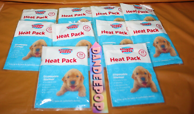 #ad 10 Piece Snuggle Puppy 24HR Disposable Warmer Heart Packs Set $19.99
