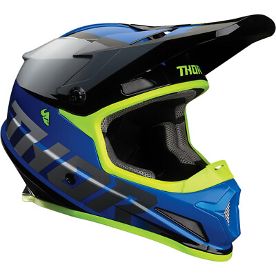 Thor MX Motocross 2021 Sector Fader Helmet Blue Black Choose Size $109.95