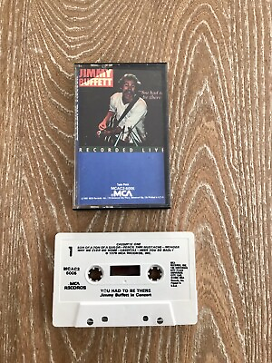 #ad #ad Jimmy Buffet In Concert YOU HAD TO BE THERE Cassette Tape Recorded Live $28.88